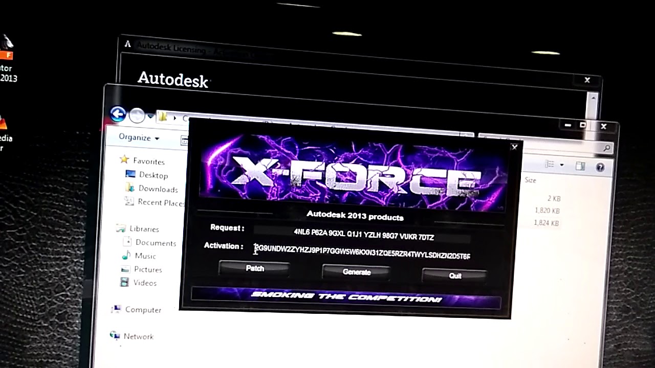 x force autocad 2013 keygen download for windows